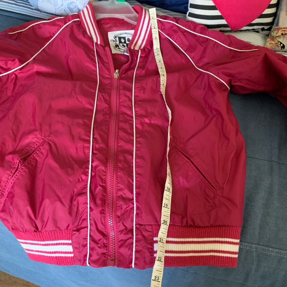 Ashley By 26 International Fuchsia Jacket with White Accents - Picture 7 of 11